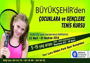 Bykehirden cretsiz Tenis Kursu