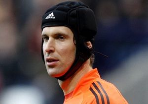 Chelseade Petr Cech oku