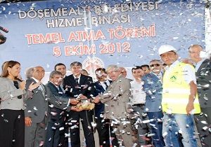 Demealt nda Yeni Hizmet Binasna lk Temel