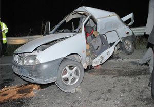 Girne - Deirmenlik Yolunda Trafik Kazas 