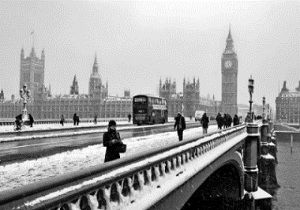 Londra da Kar Ulam Olumsuz Etkiledi