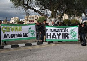 Petrol Dolum Tesisine Hayr nisiyatifi nden Eylem