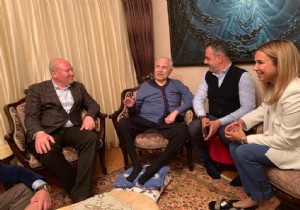 Başkan Adayı Enç den Mehmet Manavoğluya nezaket ziyareti
