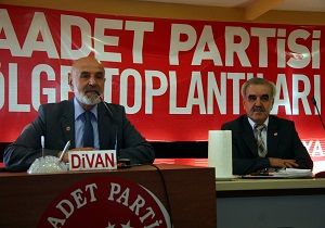 Saadet Partisinde Divan Toplants