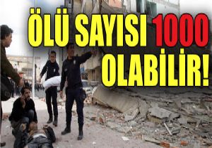 Kandilli Mdr: l says 1000 olabilir