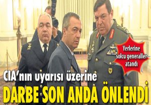 CIA uyard, Yunanistanda darbe son anda engellendi