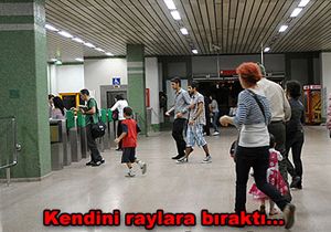 Ankara metrosunda intihar