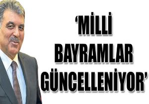 Gl Milli bayramlar gncelleniyor