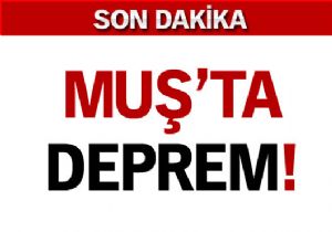 Mu ta 5,0 byklnde deprem oldu