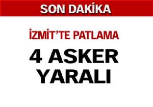 zmit te patlama: 4 asker yaral