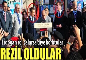 Sarkozy ve Cameron Meydan Dolduramad