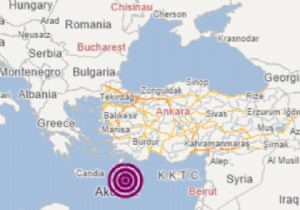 Ka Aklarnda Akdeniz de 6.1 Byklnde Deprem