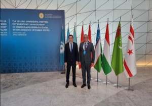KKTC Heyeti Azerbeycan da  Önemli Toplantıya Katıldı