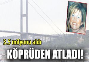 3.5 milyon liray zimmetine geirip kprden atlad